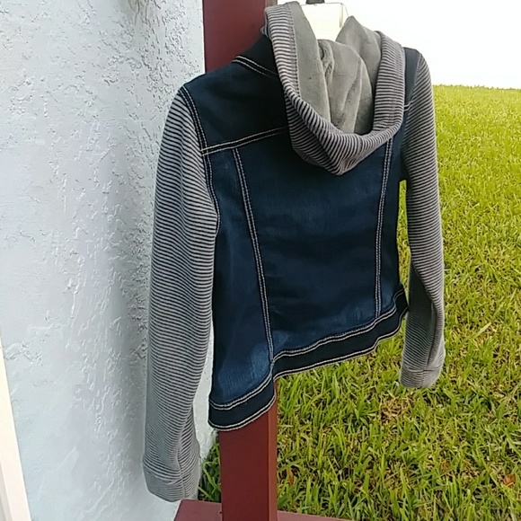 No Boundaries denim hoodie - Picture 4 of 5